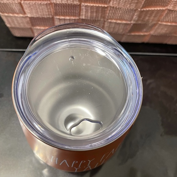 Rae Dunn Fall Y’all orange wine glass - Picture 2 of 5